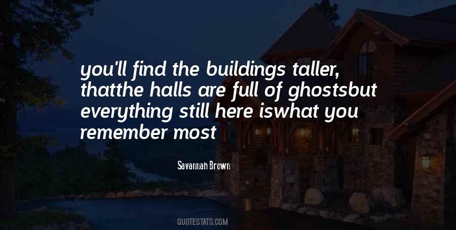 Quotes About Halls #1500357