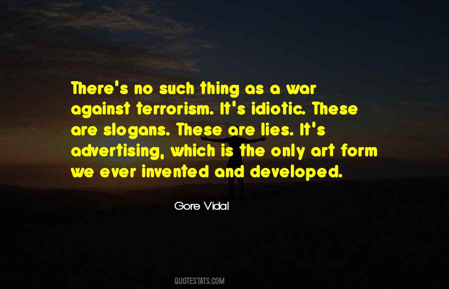 Quotes About War Against Terrorism #1087092