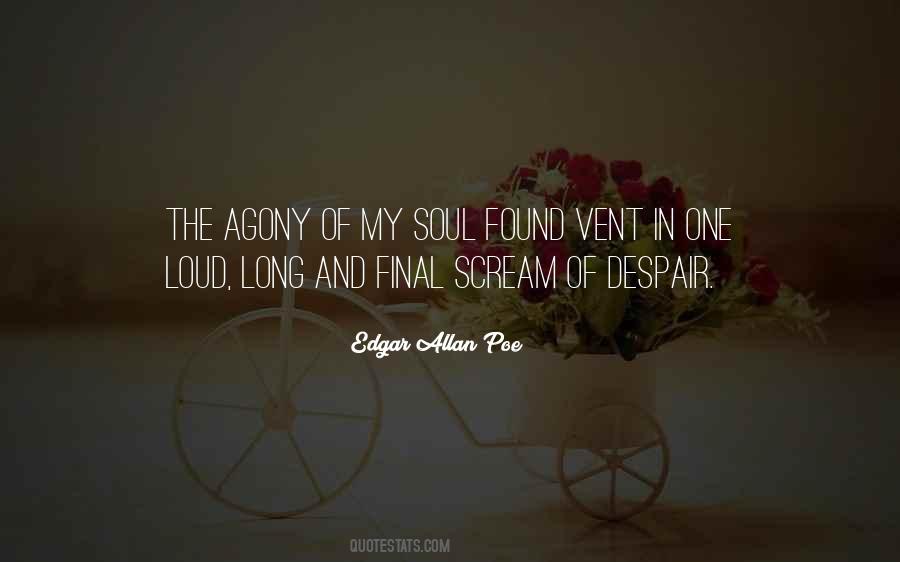 Quotes About Agony #1411274