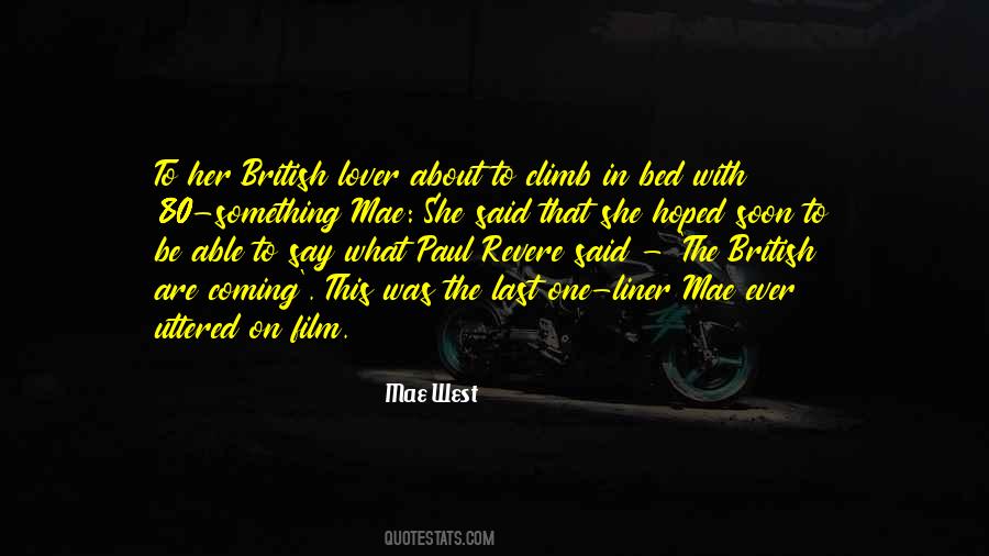Her Lover Quotes #84891