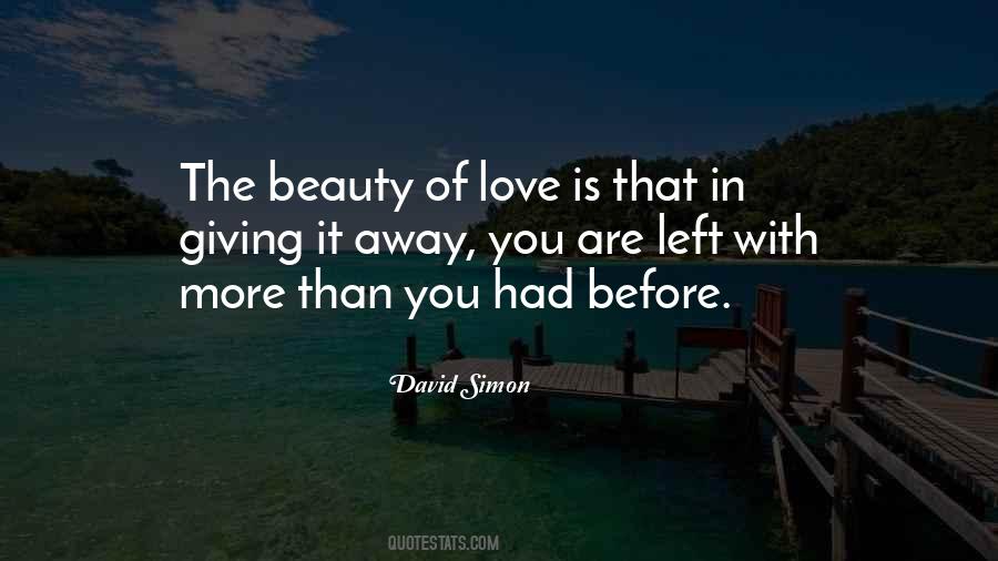 Beauty Of Love Quotes #70650