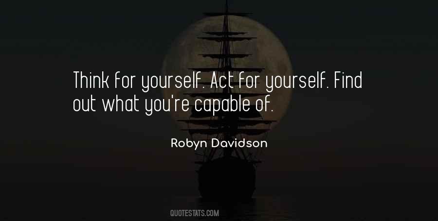 Think For Quotes #1209348