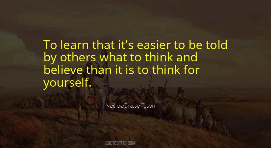 Think For Quotes #1229981