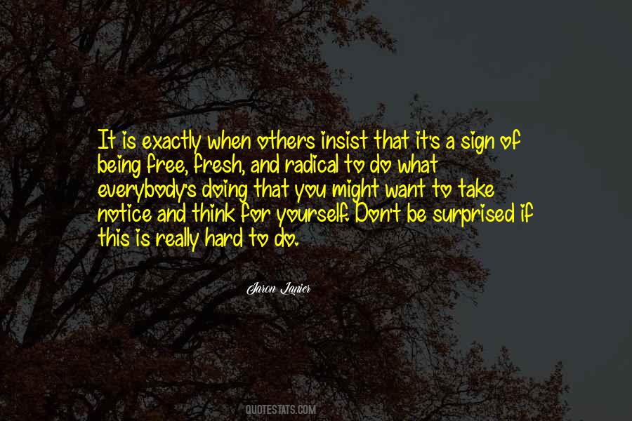 Think For Quotes #1253013
