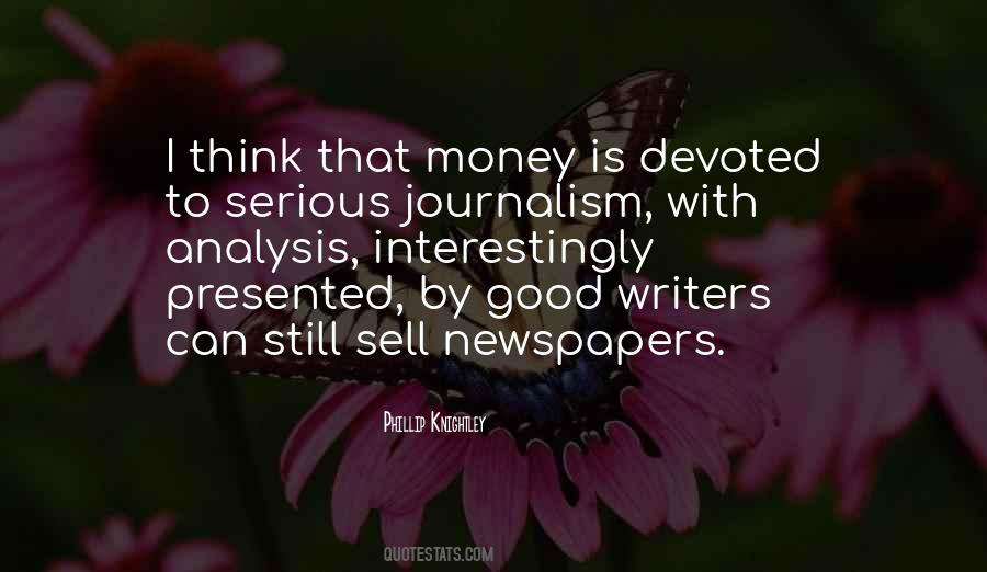 Quotes About Good Newspapers #1429096