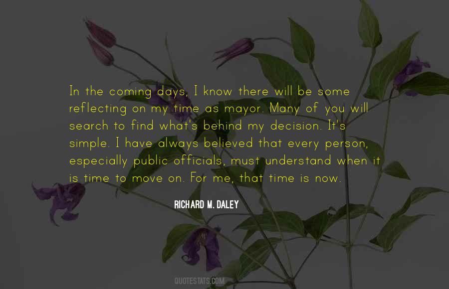 Quotes About It's Time To Move On #193441