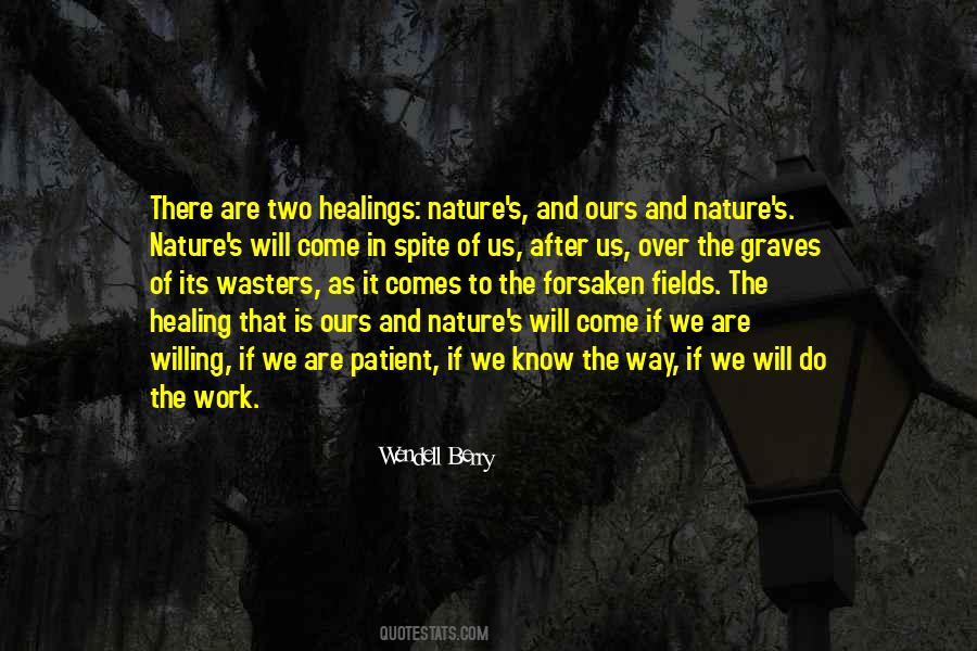 Quotes About Nature Healing #99707