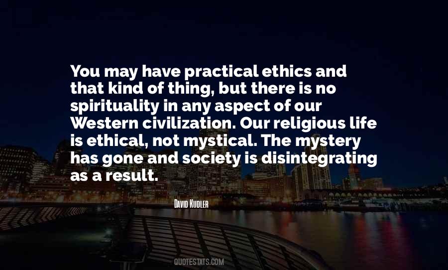 Quotes About Western Society #1134147