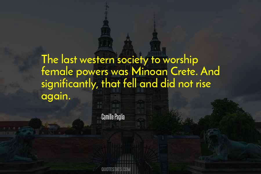 Quotes About Western Society #1691080