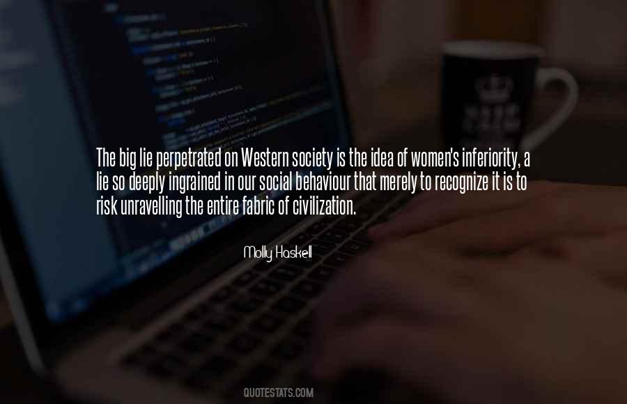 Quotes About Western Society #1709939