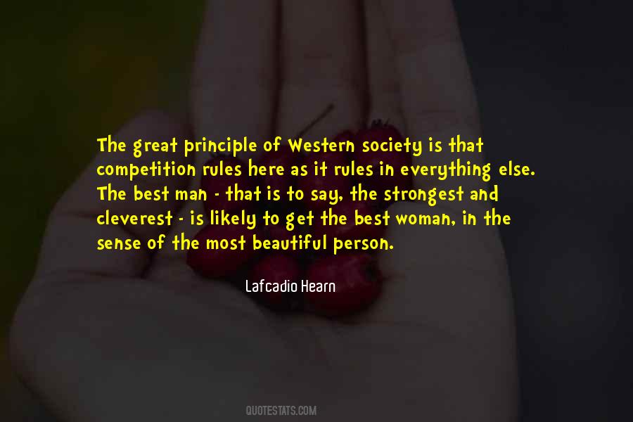 Quotes About Western Society #821146