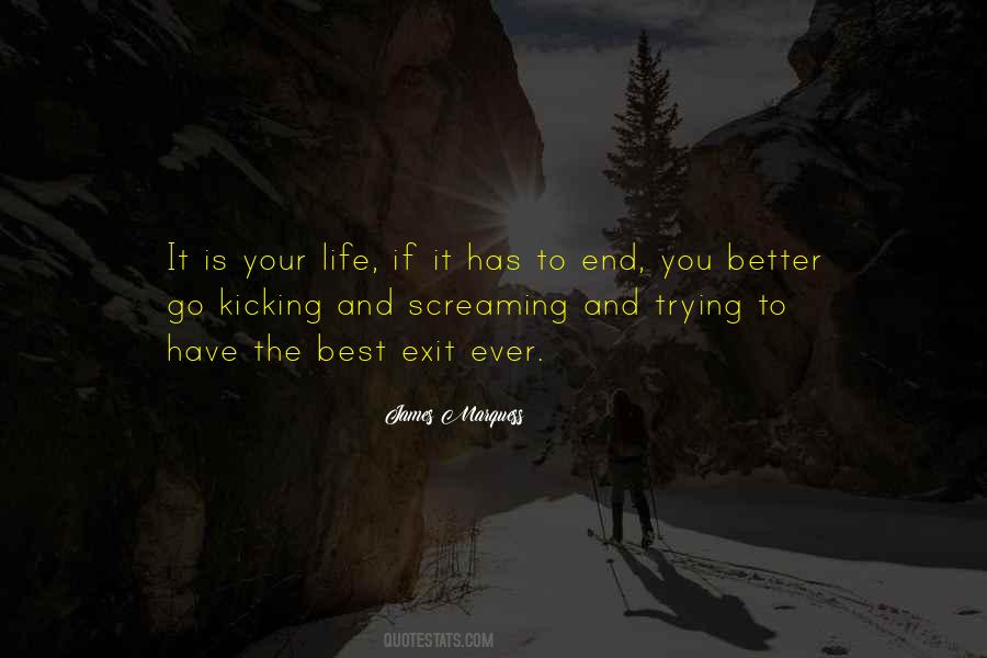 Quotes About Kicking #1183633