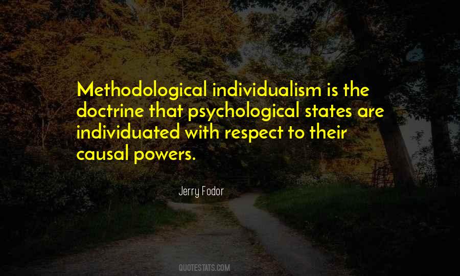 Methodological Individualism Quotes #108417