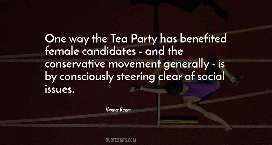 Quotes About Tea Party Movement #1241951