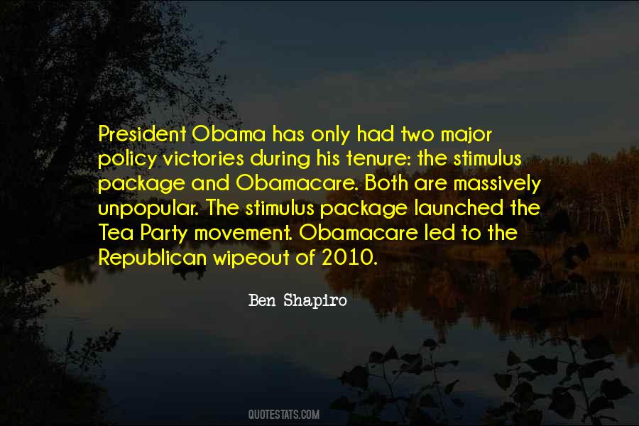 Quotes About Tea Party Movement #431712