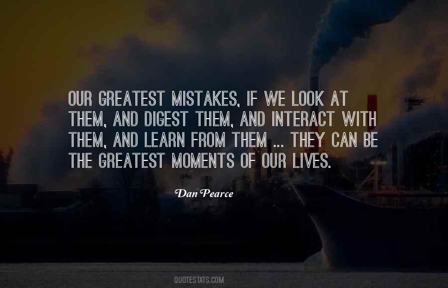 Quotes About Mistakes And Learning From Them #1409316