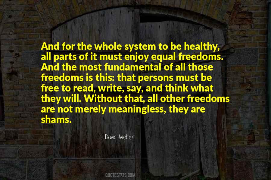 Quotes About Fundamental Freedoms #151185