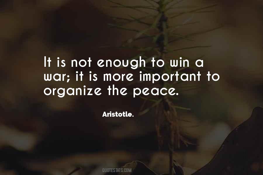 Organize Peace Quotes #1201201