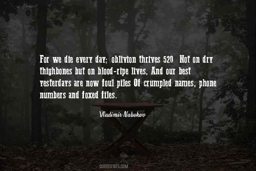 Quotes About Oblivion #1328541