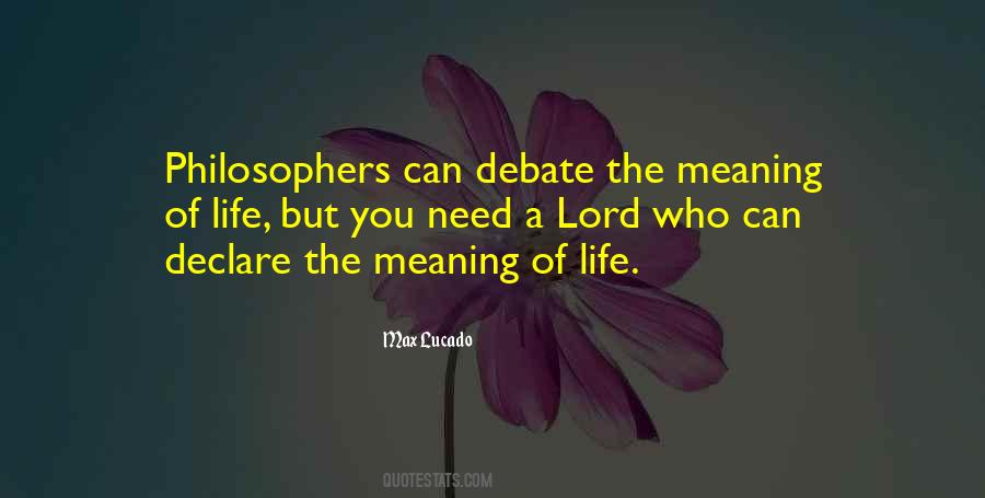 Quotes About Life Philosophers #66000