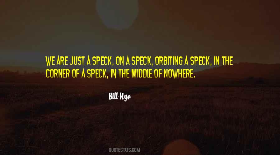 Quotes About Specks #649692