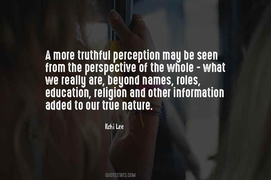 True Perception Quotes #38646