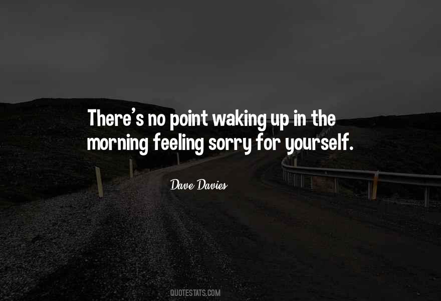 Quotes About Feeling Sorry For Yourself #166945