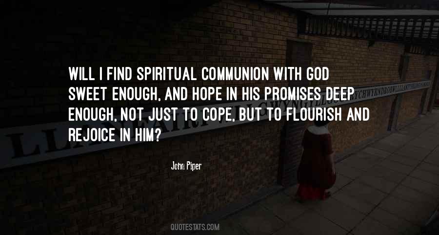 Quotes About Communion With God #1476386