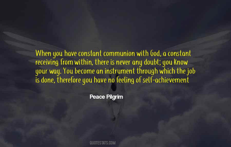 Quotes About Communion With God #1611187