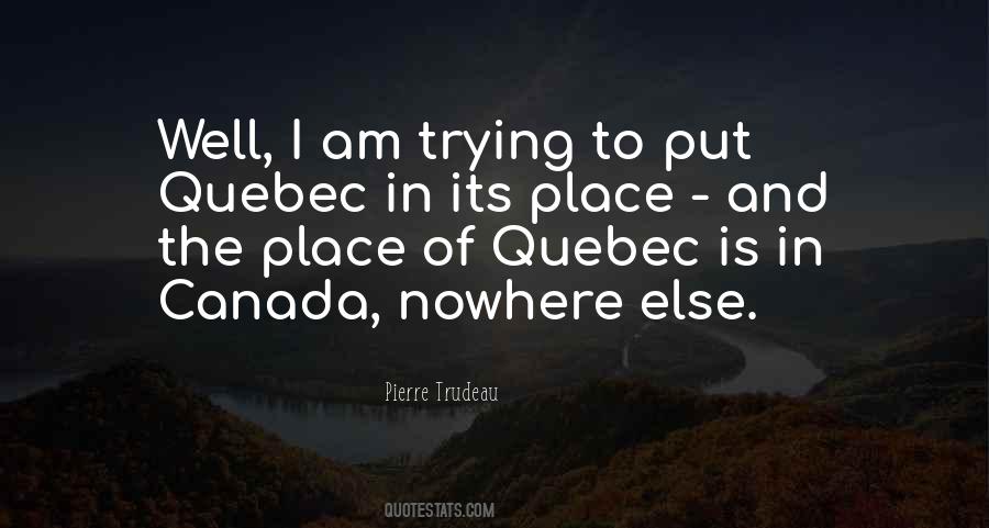 Quotes About Quebec #1455119