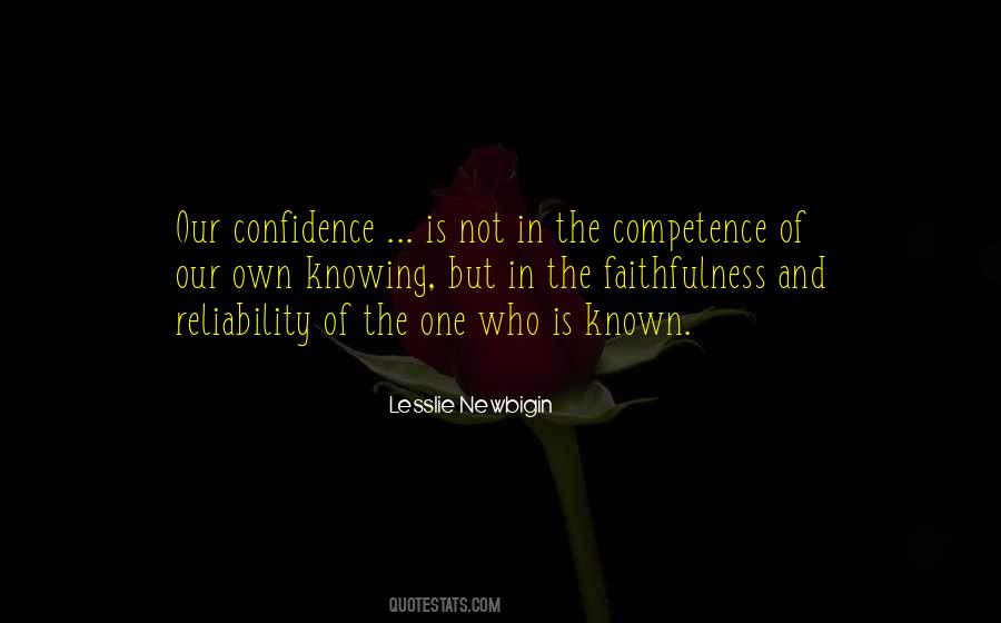 Quotes About Competence #1707341