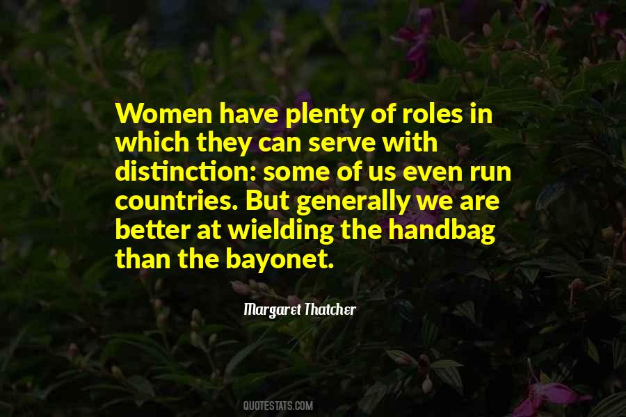 Roles Of Women Quotes #1351185