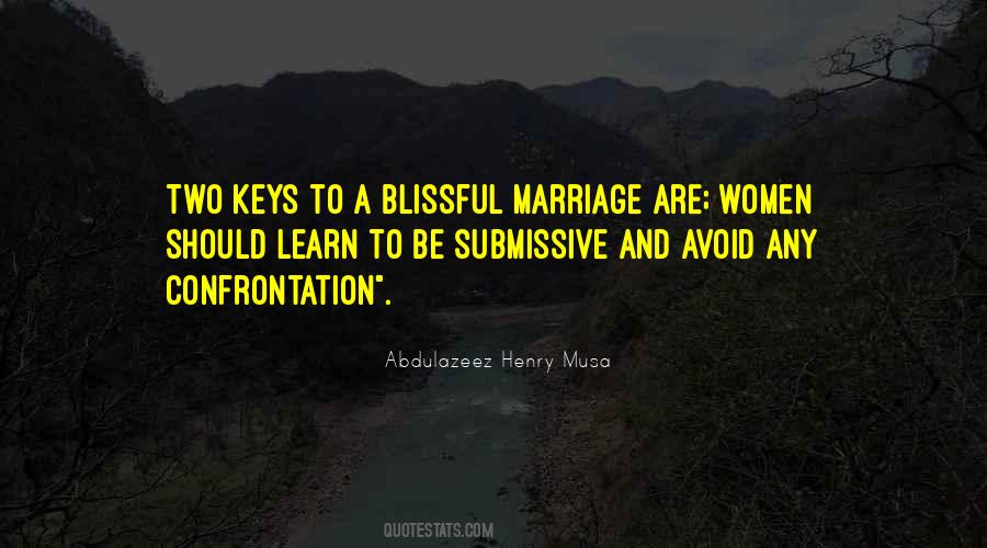 Quotes About Blissful Marriage #264198