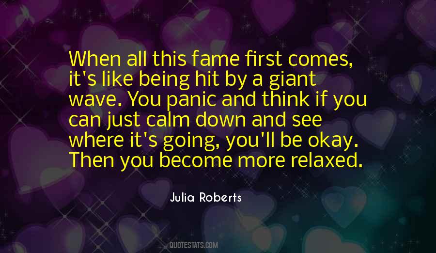 Quotes About Calm Down #1239819