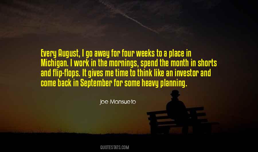 Quotes About Month Of August #1486764