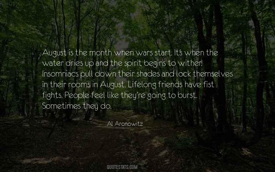 Quotes About Month Of August #914133