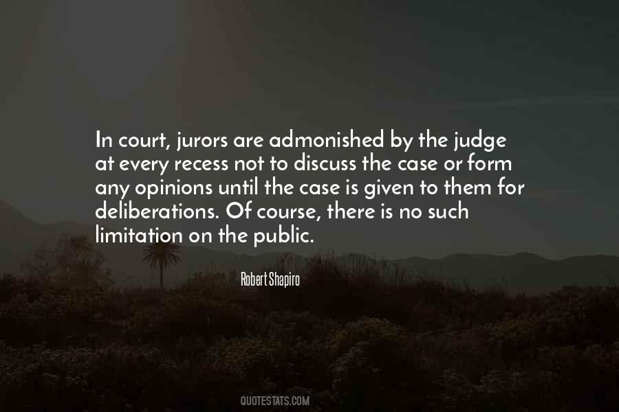 No Judge Quotes #228085