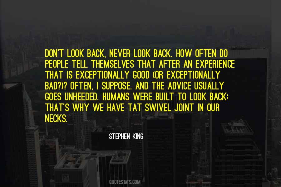 Quotes About Never Look Back #883309