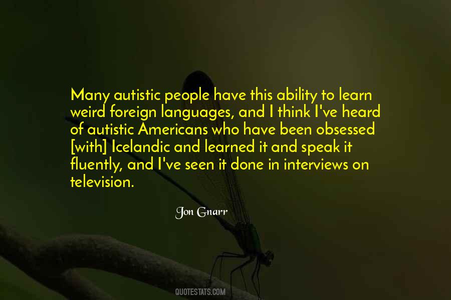 Autistic People Quotes #1415736