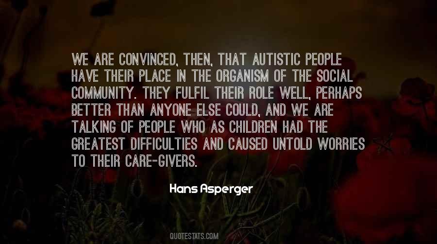 Autistic People Quotes #473621