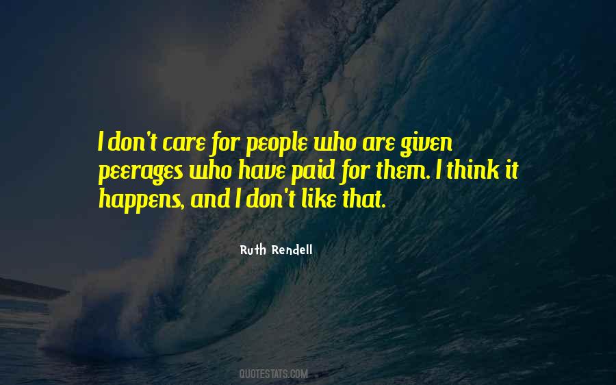 Care For People Quotes #1015300