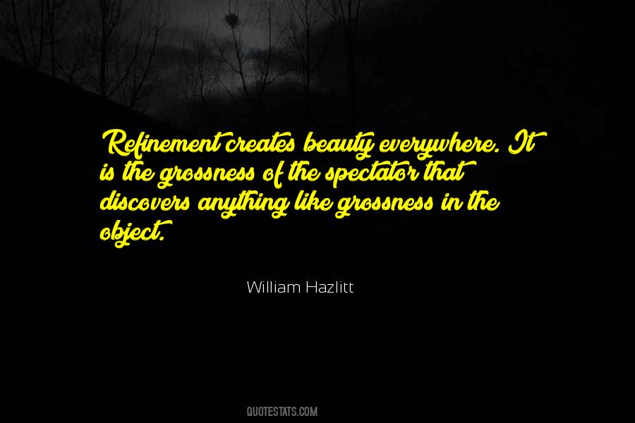 Quotes About Refinement #764437