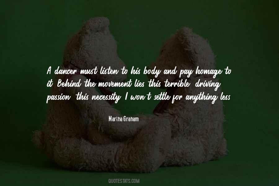 Quotes About Dance Passion #1229329