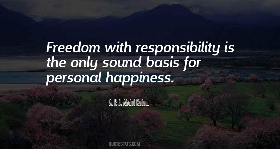 Quotes About Personal Freedom #221222