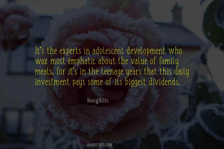 Quotes About The Teenage Years #1603324