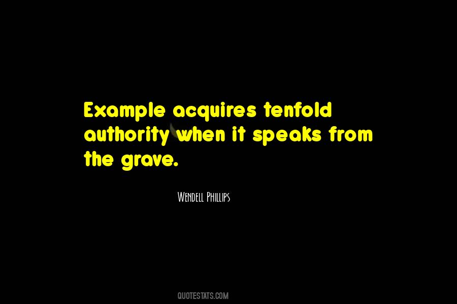 Quotes About Tenfold #1098150