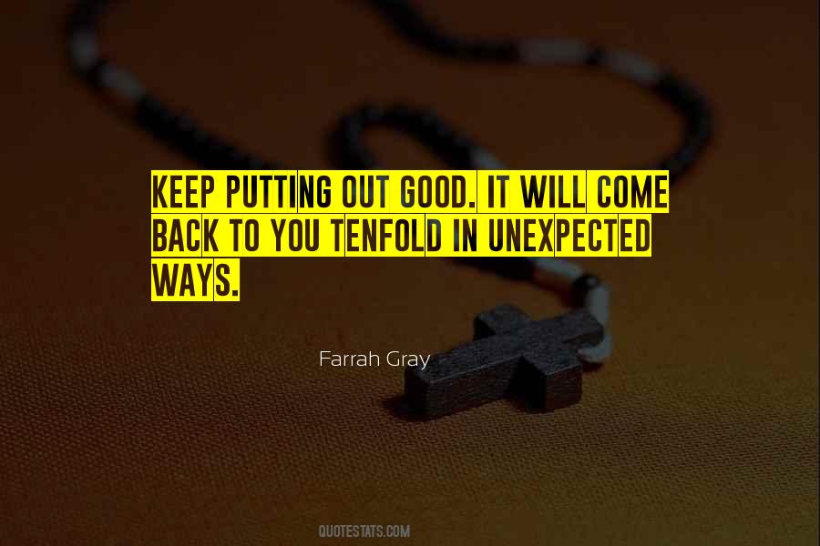 Quotes About Tenfold #111018