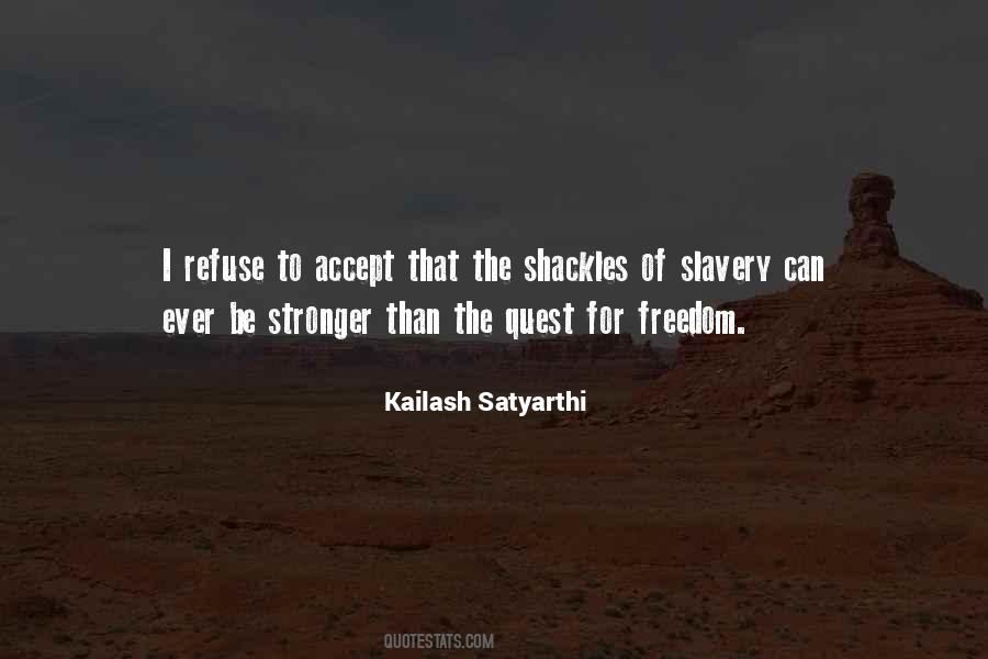 Quotes About Shackles #245070