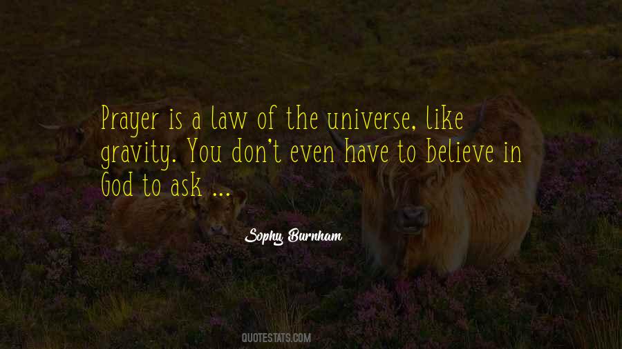 Believe In The Universe Quotes #854340