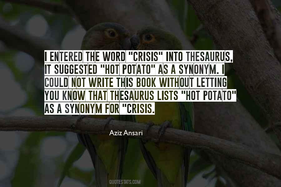 Quotes About Thesaurus #766231